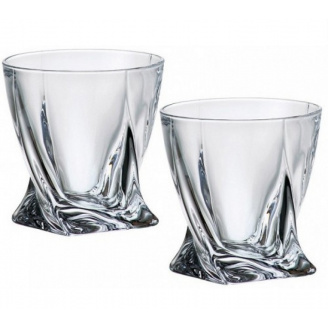 Набор стаканов для виски Bohemia Quadro 340 мл 2 шт (2K936/99A44/340/2)