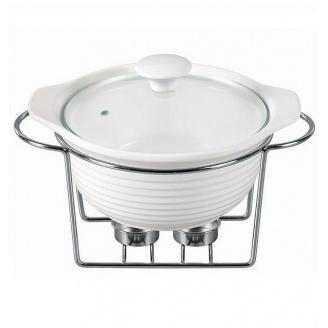 Марміт Kamille Food Warmer керамічна каструля 2,4л d 28 см з підігрівом KM-6401.