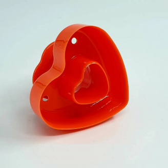 Вырубка пластиковая для донатов и пончиков Сердце SNS MM-774