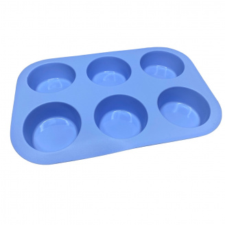 Форма для выпечки силиконовая 25,5х17,2х3 см Stenson MH-3012 голубой