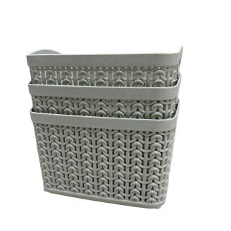Набір кошиків 3 шт 165х125х107 мм 1,5 л Ucsan plastik M-3926