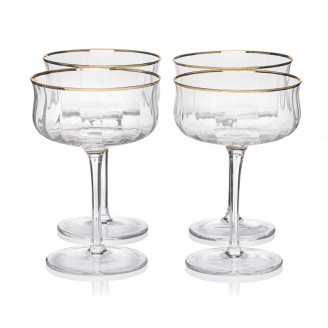 Набір келихів для шампанського 4 шт. 300 мл Brilliance S&T 7051-17