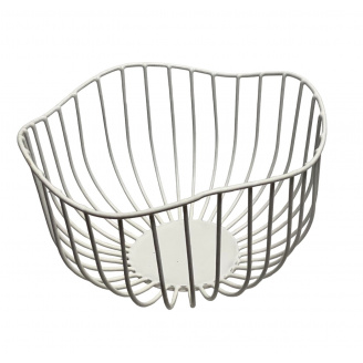 Кошик для фруктів DECOR Хвиля 25х24,5х13 см 1005 білий