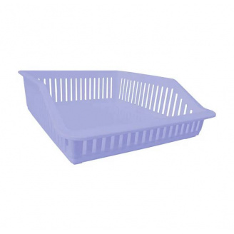Лоток с ручкой в холодильник Irak plastik 29 x 26 х 8.5 см 4,85 л широкий ВА-680 Фиолетовый