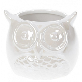 Ваза керамічна Сова 10 см білий BonaDi 733-377