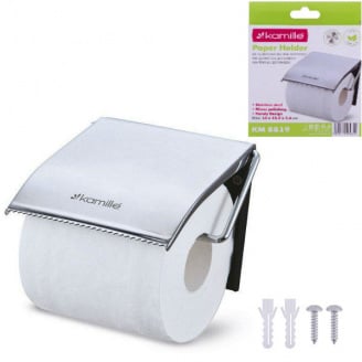 Тримач для туалетного паперу 12 х 12.3 х 1,6 см Kamille 8819