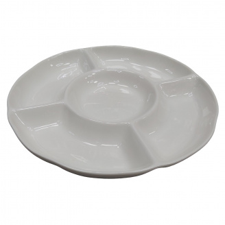 Менажниця фарфорова кругла 34,8 см Helios 2609