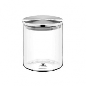Банка для сипучих з металевою кришкою Wilmax WL-888513