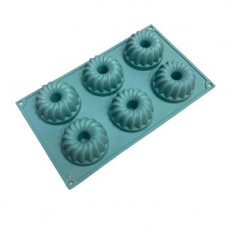 Форма для випікання кексів 29,3х17,2х3 см A-PLUS 1936 блакитний
