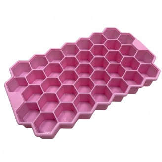 Форма силіконова Соти 20,6х12х2,3 см Stenson MH-3017 рожевий