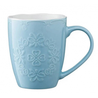 Чашка порцелянова 330 мл Ardesto Barocco AR3458BL