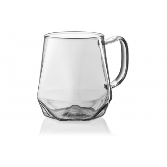 Набір чашок із боросилікатного скла 300 мл Ardesto Grapfite 2шт AR2630GR