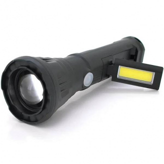 Фонарик ручний акумуляторний 3 режиму Zoom Voltronic JLP-2182A