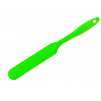Силіконовий шпатель кондитерський SNS 33 х 3,5 см зелений