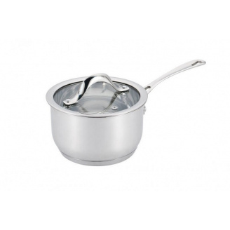 Ковш из нержавеющей стали с крышкой 1,6 л Lessner 55877-16s