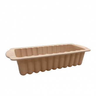 Форма для рулету силіконова 27х11х6 см ребриста A-PLUS 178BM персиковий