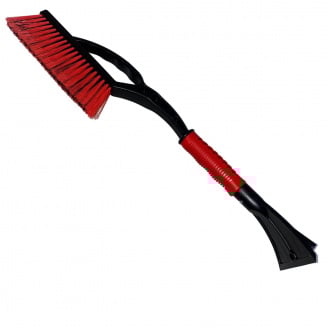 Щітка зі скребком автомобільна для снігу та льоду 57,5 ​​см Ucsan Plastik 2310 червоний