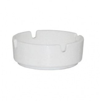 Попільничка фарфорова 10 см Stenson MC3237 White