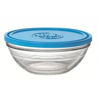 Контейнер круглый стеклянный с крышкой 970 мл. Duralex Lys 9066АМ06