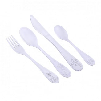 Набор детских столовых приборов 4 предмета из нержавеющей стали Kamille KM 5335