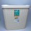 Корзина для порошку 10 л 28,5*21*26,5 см Uscan Plastik M-086 Бежевий Ворожба