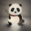 Детский светильник ночник аккумуляторный силиконовый Панда 3DTOYSLAMP LJC142 Лубны