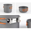 Набір туристичного посуду A-PLUS Cooking Set DS-101/6017 Вишневе