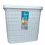 Корзина для порошка 10 л 28,5*21*26,5 см Uscan Plastik M-086 белая Полтава