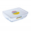 Форма стеклянная с пластиковой крышкой 3,5л 28х23х9.3 см прямоугольная Pyrex Daily 344P000 Смела