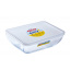 Форма стеклянная с пластиковой крышкой 3,5л 28х23х9.3 см прямоугольная Pyrex Daily 344P000 Смела
