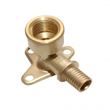 Настенное колено натяжное HERZ 20x3/4" ВР гильза латунь