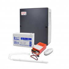 Бокс пластиковый PLB 7-9 Ач/Cветильник LED/БП UPS 35W Smart ASCH PL/FEl-127/Переключатель света
