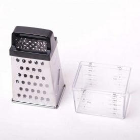 Терка Kamille из нержавеющей стали с лотком КМ-7205