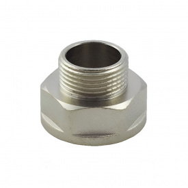 Переход FADO FITT 1/2"x3/8" ВН никелированная латунь