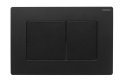 Панель змиву пластикова Koer KT-0602-05 квадратна Чорний KR5181