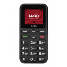 Мобільний телефон ERGO R181 Dual Sim Black (6653747)