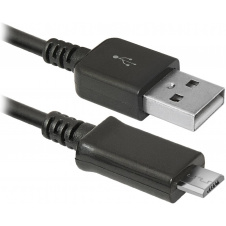 Кабель Defender USB08-03H USB 2.0 AM-MicroBM 1.0m, пакет (87473) (6282548)