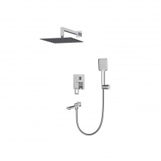 Встраиваемая душевая система со смесителем Koer KB-66009-01 (Цвет хром) (KR3508)
