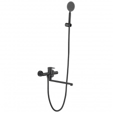 Фото - Смеситель для ванны Zerix DAX-006 (Euro) Black с нерж. стали SUS304 (ZX4816) Смеситель для ванны Zerix DAX-006 (Euro) Black с нерж. стали SUS304 (ZX4816)