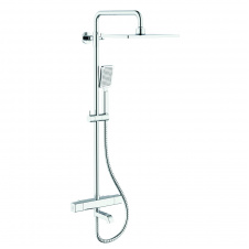 Душевая колонна с термостатическим смесителем Koer KB-57011-01 (Цвет хром) (KR4724)