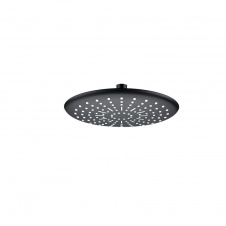 Лійка для душу стельова Mixxus SH-15-OH Black (230мм) (LE2783)