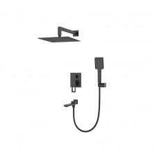 Встраиваемая душевая система со смесителем Koer KB-66009-05 (Цвет черный) (KR3509)