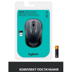 Мышь компьютерная Logitech M325s Wireless Dark Silver (910-006812) (6848839) Киев