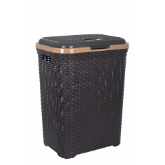 Корзина для белья VIOLET HOUSE COFFEE Роттанг 56,5х33х44 см Коричневый (6481623) Чернигов