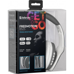 Гарнітура Defender FreeMotion B525 Gray + White, Bluetooth (63527) (6492205) Чернігів