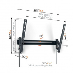 Крепление Vogels TVM 3613 Black (6816010) Київ