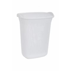 Корзина для белья VIOLET HOUSE WHITE Виолетта 59х37х48 см 65 л Белый (6481508) Костопіль