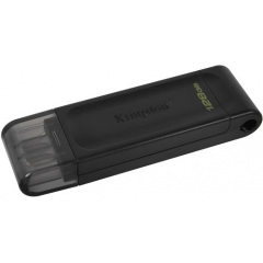 Flash Drive Kingston DT70 128GB, Type-C, USB 3.2 (6579622) Вишневе