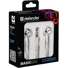 Навушники Defender Basic-620 White (63625) (6488934) Павлоград