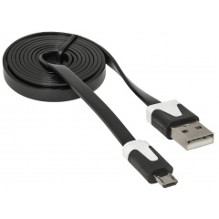 Кабель Defender USB08-03P USB 2.0 AM-MicroBM 1.0m, пакет (87475) (6282556) Київ